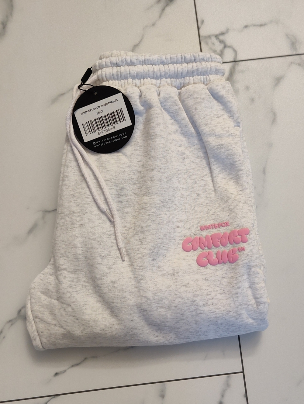 White Fox Comfort Club Sweatpants Mist Small